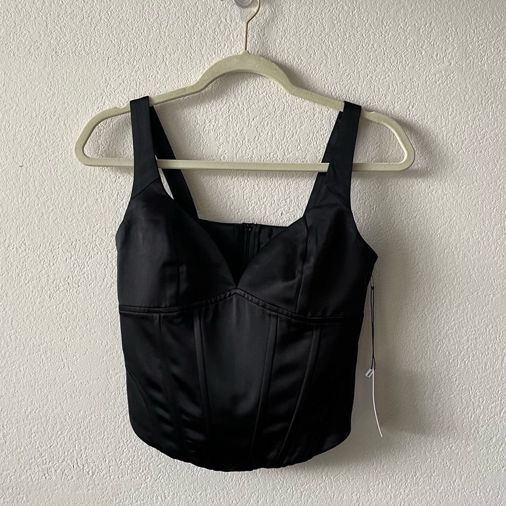 Jason Wu black corset top